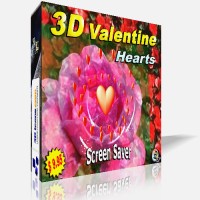 3D Valentine Hearts Screensaver 1.21 software screenshot