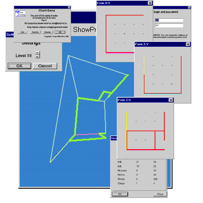 3D technical drawing puzzle 3 software screenshot