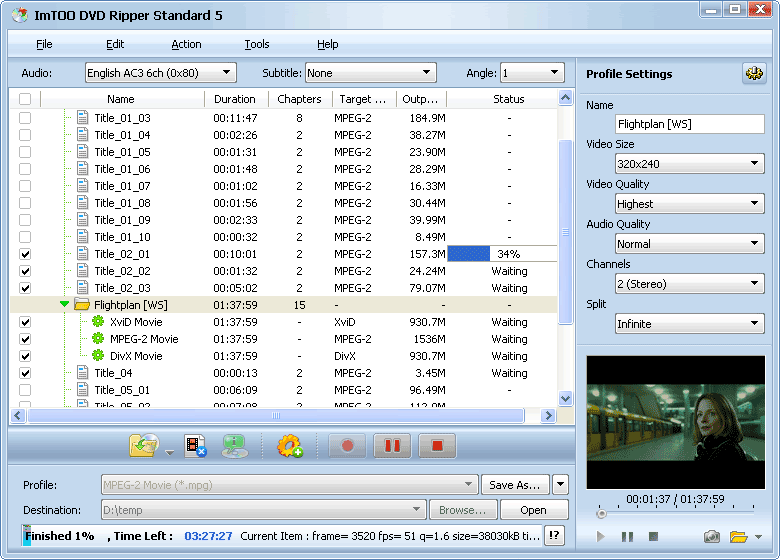 3GP Video Converter 5.1.17 software screenshot