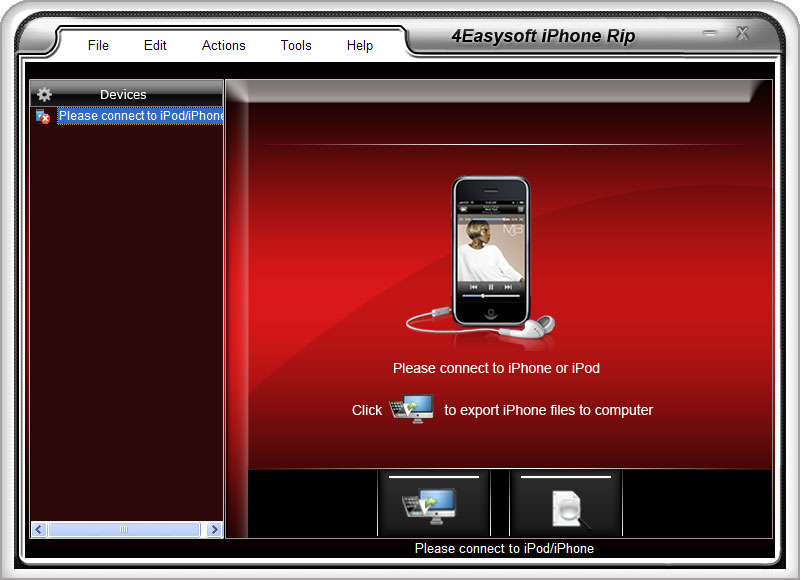 4Easysoft iPhone Rip 3.1.38 software screenshot