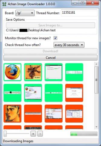 4chan Image Downloader 2.0.0.4 software screenshot