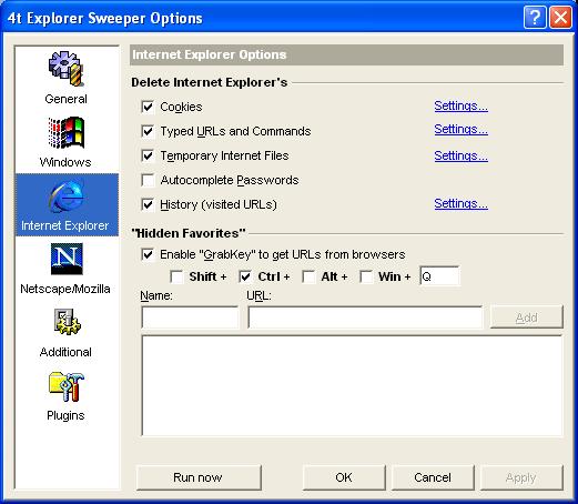 4t Explorer Sweeper 2.0 software screenshot