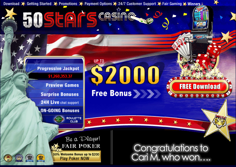 !!! 50 STARS CASINO 2006 !!! 3.6 software screenshot