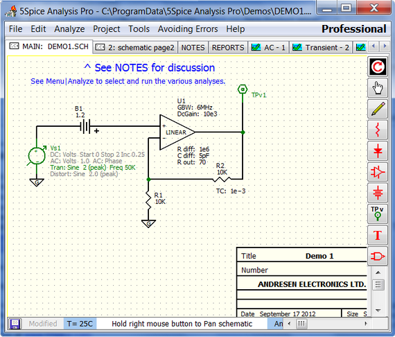 5Spice Analysis 2.10.0 software screenshot