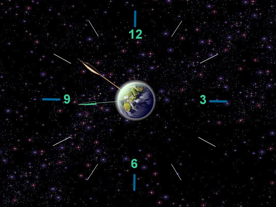 7art Earth Clock ScreenSaver 1.1 software screenshot