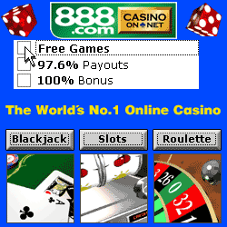 888 Casino - Gold BOLC software screenshot