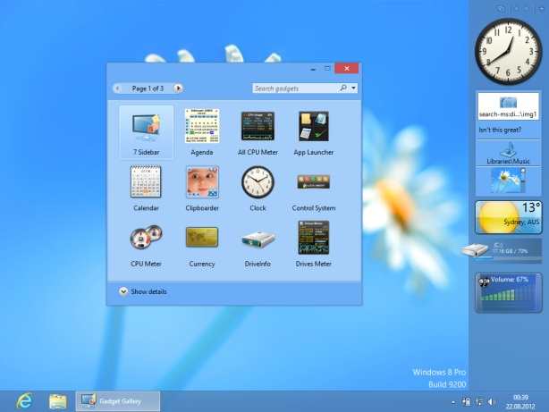 8GadgetPack 20.0.0 software screenshot