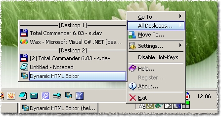 9Desks 1.7 software screenshot