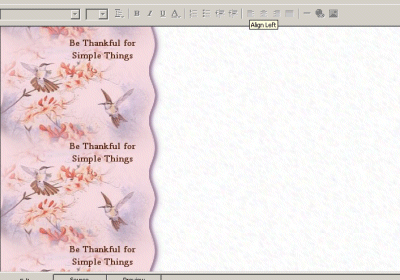 A Country Thanksgiving: Email Stationery 1.0a software screenshot
