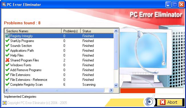 ! - A+ PC Error Eliminator 3.00 software screenshot