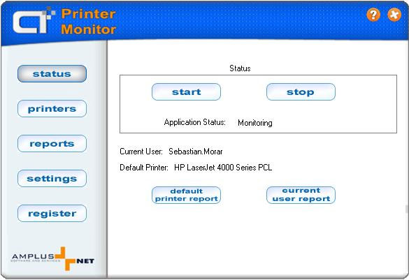 A+ Printer Monitor 3.2 software screenshot