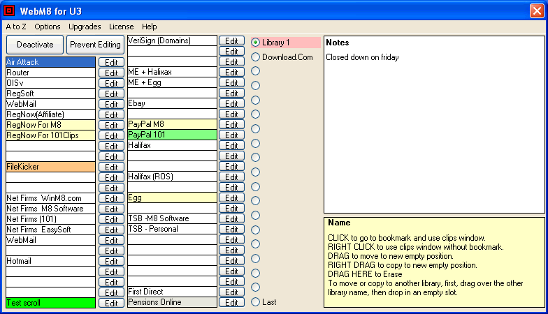 A - Webm8 for U3 1.00 software screenshot