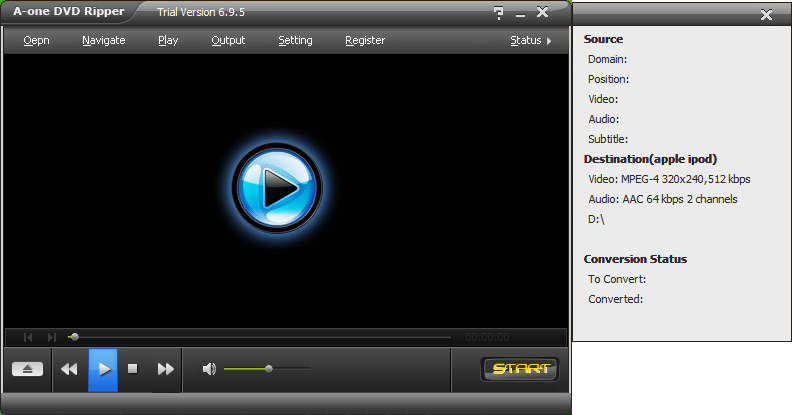 A-one Ripper Converter Suite 7.6.3 software screenshot