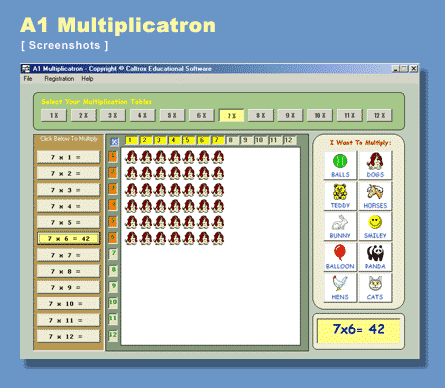 A1 Multiplicatron 3.0 software screenshot