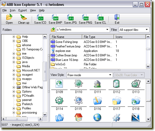 ABB Icon Explorer 5.1 software screenshot