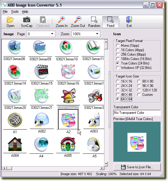 ABB Image Icon Converter 5.1 software screenshot