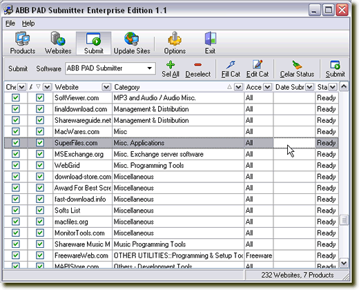 ABB PAD Submitter 1.3 software screenshot