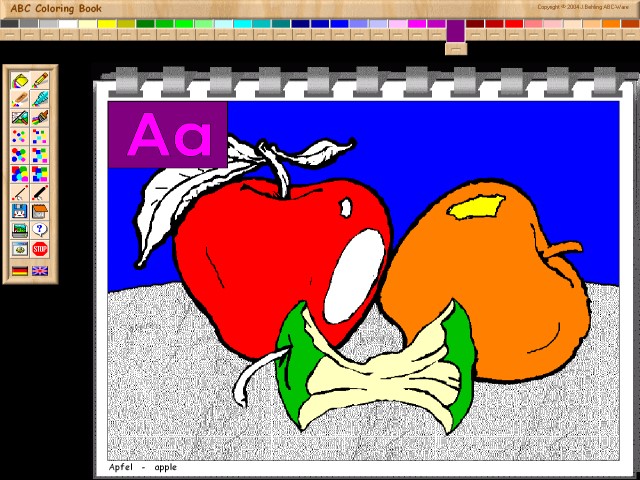 ABC Coloring Book I 2.01.0242 software screenshot
