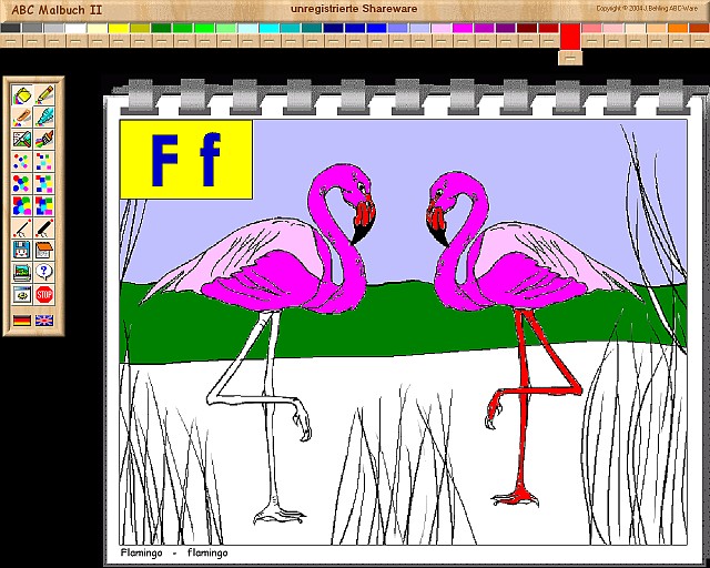 ABC Coloring Book II 2.01.0242 software screenshot
