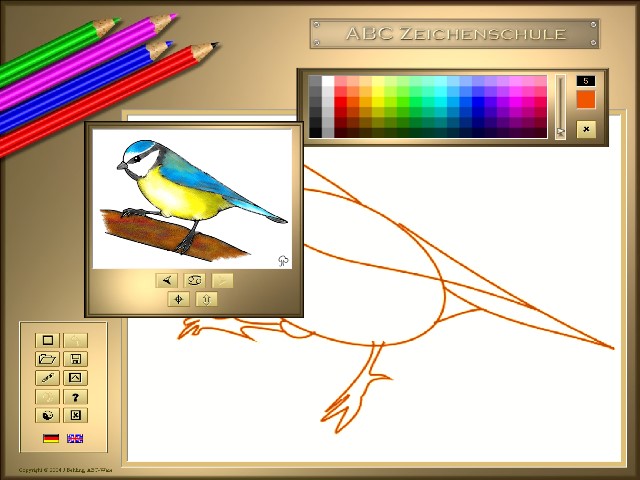 ABC Drawing School II - Birds 1.11.0424 software screenshot