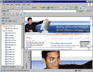 ABF Internet Explorer Tools 1.2 software screenshot