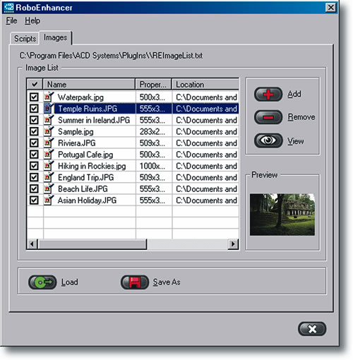 ACDSee Plugin - RoboEnhancer 1.0 software screenshot