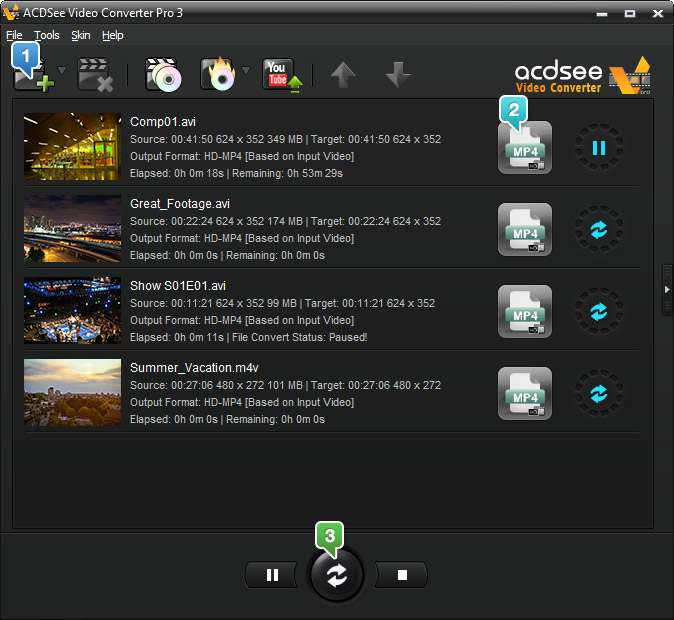 ACDSee Video Converter Pro 3.5.2.99 software screenshot