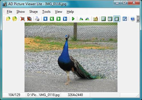 AD Picture Viewer Lite 2.0 software screenshot