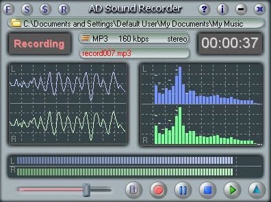 AD Sound Recorder 5.6.5 software screenshot