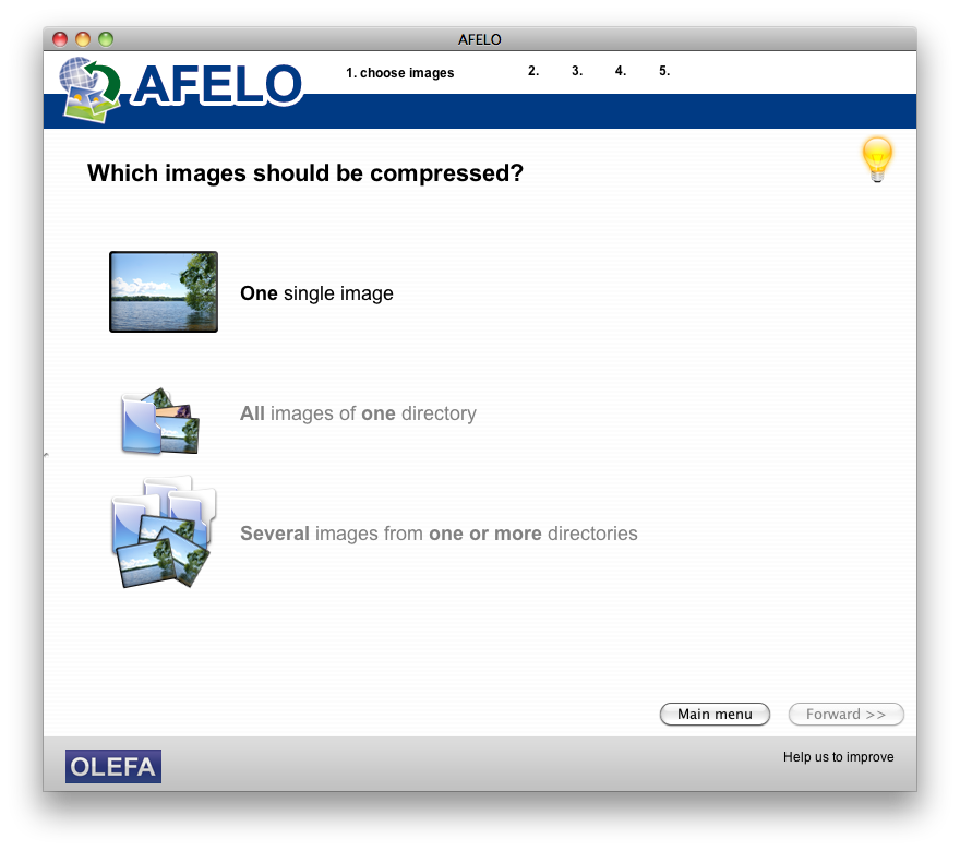 AFELO 11.10 software screenshot