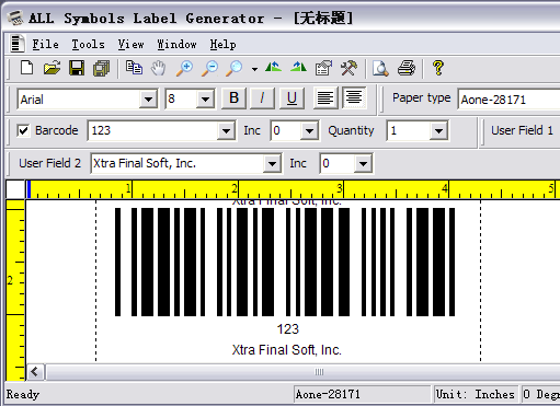 ALL Symbols Label Generator 1.1 software screenshot