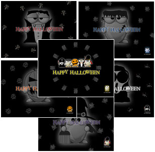 ALTools Halloween Monster Desktop Wallpapers 2004 software screenshot