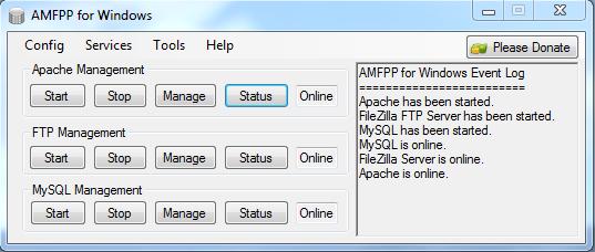 AMFPP for Windows 1.0.3 Build 1014 software screenshot