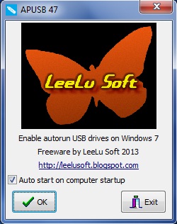 APUSB 47 1.2 software screenshot