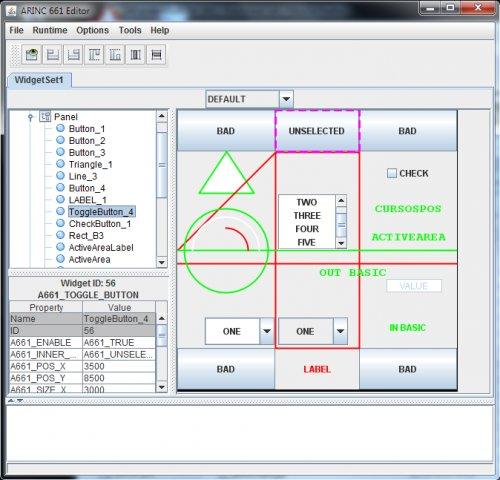 ARINC 1.6 software screenshot