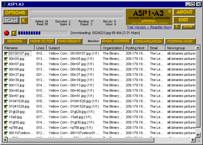 ASP1-A3 2.0 software screenshot