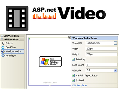 ASPNetVideo 2.0 software screenshot