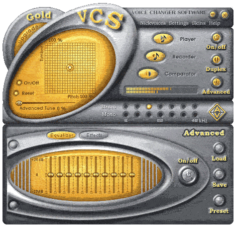 AV Voice Changer Gold 6.0.10 software screenshot