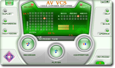 AV Voice Changer Software 7.0.62 software screenshot
