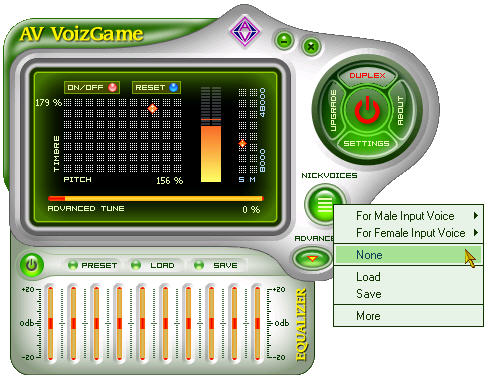 AV VoizGame 6.0.32 software screenshot