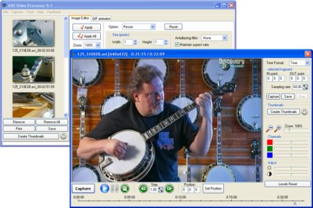 AVD Video Processor 8.2.1.1 software screenshot