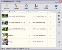 AVI Slide Show 1.7.17.17 software screenshot