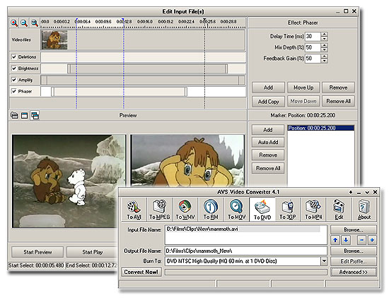 AVS Video Tools Platinum 3.1.1 software screenshot