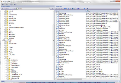 AX-ZIP Archiver 4.2 software screenshot