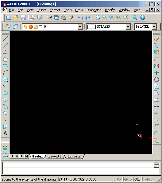 AXCAD 6.32 software screenshot