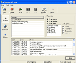 Abacre Antivirus 1.0 software screenshot