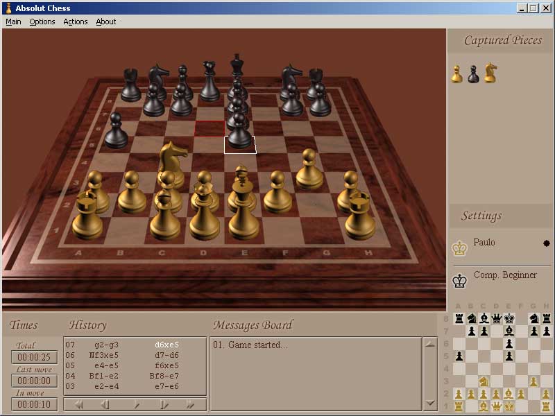Absolut Chess 1.4.6 software screenshot