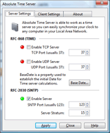 Absolute Time Server 8.1.999 software screenshot