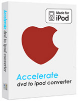 Accelerate DVD to iPod Converter 3.6 software screenshot
