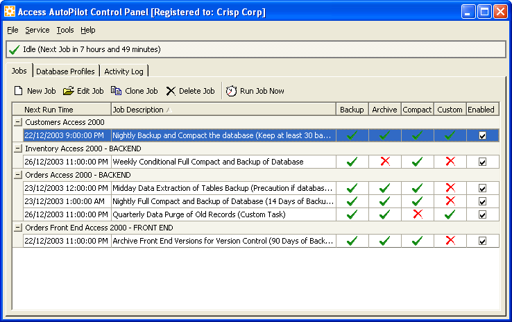 Access Autopilot 1.1.35 software screenshot